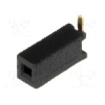 Conector 1 pini, seria {{Serie conector}}, pas pini 1.27mm, CONNFLY - DS1065-02-1*1S8BS