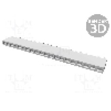 Conector 20 pini, seria HV-100, pas pini 2.54mm, TE Connectivity - 2-215297-0