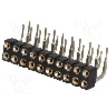 Conector 20 pini, seria {{Serie conector}}, pas pini 2.54mm, CONNFLY - DS1002-01-2*10R13