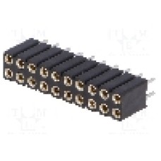 Conector 20 pini, seria {{Serie conector}}, pas pini 2.54mm, CONNFLY - DS1002-03-2*10131