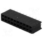 Conector 20 pini, seria {{Serie conector}}, pas pini 2,54mm, CONNFLY - DS1023-2*10S21