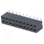 Conector 20 pini, seria {{Serie conector}}, pas pini 2.54mm, NINIGI - ZL264-20DG