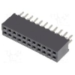 Conector 22 pini, seria {{Serie conector}}, pas pini 1.27mm, CONNFLY - DS1065-03-2*11S8BV
