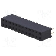 Conector 24 pini, seria {{Serie conector}}, pas pini 2,54mm, CONNFLY - DS1023-2*12S21