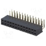 Conector 26 pini, seria {{Serie conector}}, pas pini 2.54mm, CONNFLY - DS1024-2*13R2