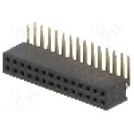 Conector 28 pini, seria {{Serie conector}}, pas pini 1.27mm, CONNFLY - DS1065-14-2*14S8BR