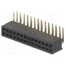 Conector 28 pini, seria {{Serie conector}}, pas pini 1.27mm, CONNFLY - DS1065-14-2*14S8BR