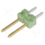 Conector 2 pini, seria AMPMODU MOD II, pas pini 2.54mm, TE Connectivity - 825433-2