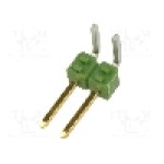 Conector 2 pini, seria AMPMODU MOD II, pas pini 2.54mm, TE Connectivity - 826631-2