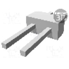 Conector 2 pini, seria AMPMODU MOD II, pas pini 2.54mm, TE Connectivity - 826646-2