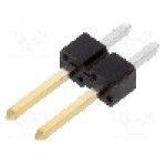 Conector 2 pini, seria BERGSTIK II, pas pini 2.54mm, Amphenol Communications Solutions - 68001-102HLF