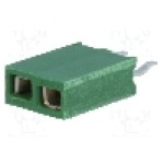 Conector 2 pini, seria HV-100, pas pini 2.54mm, TE Connectivity - 215297-2