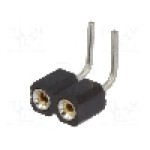 Conector 2 pini, seria {{Serie conector}}, pas pini 2.54mm, CONNFLY - DS1002-01-1*2R13