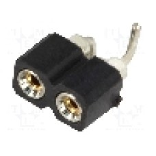 Conector 2 pini, seria {{Serie conector}}, pas pini 2.54mm, CONNFLY - DS1002-01-1*2S13