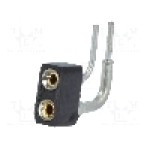 Conector 2 pini, seria {{Serie conector}}, pas pini 2.54mm, CONNFLY - DS1002-01-2*1R13
