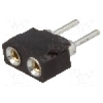 Conector 2 pini, seria {{Serie conector}}, pas pini 2.54mm, CONNFLY - DS1002-01-2*1V13-JK