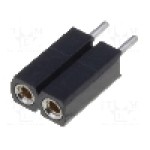 Conector 2 pini, seria {{Serie conector}}, pas pini 2.54mm, CONNFLY - DS1002-03-1*2131