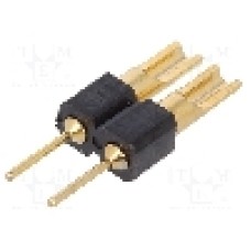 Conector 2 pini, seria {{Serie conector}}, pas pini 2.54mm, CONNFLY - DS1004-02-1*23B