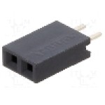 Conector 2 pini, seria {{Serie conector}}, pas pini 2,54mm, CONNFLY - DS1023-1*2S21