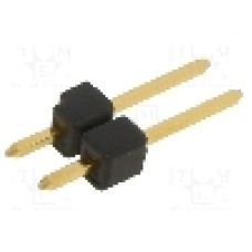 Conector 2 pini, seria {{Serie conector}}, pas pini 2.54mm, FISCHER ELEKTRONIK - SL11.124.02G