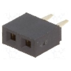 Conector 2 pini, seria {{Serie conector}}, pas pini 2.54mm, NINIGI - ZL305-02