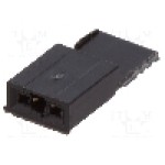 Conector 2 pini, seria {{Serie conector}}, pas pini 2.54mm, TE Connectivity - 881545-1