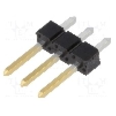Conector 3 pini, seria BERGSTIK II, pas pini 2.54mm, Amphenol Communications Solutions - 68000-103HLF