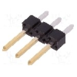 Conector 3 pini, seria BERGSTIK, pas pini 2.54mm, Amphenol Communications Solutions - 77311-818-03LF