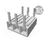 Conector 3 pini, seria HV-100, pas pini 2.54mm, TE Connectivity - 216602-3