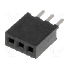 Conector 3 pini, seria {{Serie conector}}, pas pini 1.27mm, CONNFLY - DS1065-01-1*3S8BV