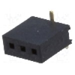 Conector 3 pini, seria {{Serie conector}}, pas pini 1.27mm, CONNFLY - DS1065-02-1*3S8BS