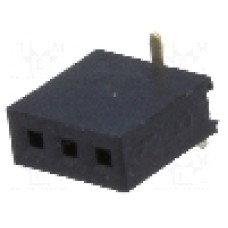 Conector 3 pini, seria {{Serie conector}}, pas pini 1.27mm, CONNFLY - DS1065-02-1*3S8BS