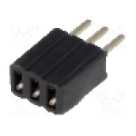 Conector 3 pini, seria {{Serie conector}}, pas pini 1.27mm, CONNFLY - DS1065-07-1*3S8BV