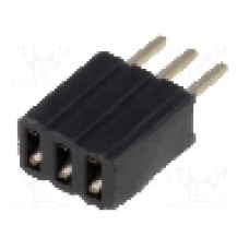 Conector 3 pini, seria {{Serie conector}}, pas pini 1.27mm, CONNFLY - DS1065-07-1*3S8BV