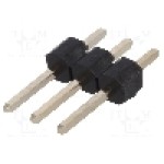 Conector 3 pini, seria {{Serie conector}}, pas pini 2.54mm, CONNFLY - DS1021-1*3SF11-B
