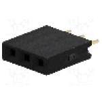 Conector 3 pini, seria {{Serie conector}}, pas pini 2,54mm, CONNFLY - DS1023-1*3S21