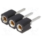 Conector 3 pini, seria {{Serie conector}}, pas pini 2.54mm, FISCHER ELEKTRONIK - MK21.03Z