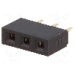 Conector 3 pini, seria {{Serie conector}}, pas pini 2.54mm, NINIGI - ZL305-03