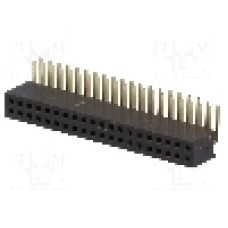 Conector 40 pini, seria {{Serie conector}}, pas pini 1.27mm, CONNFLY - DS1065-14-2*20S8BR