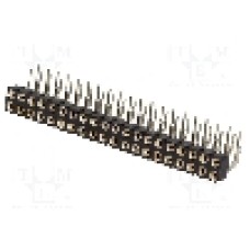 Conector 40 pini, seria {{Serie conector}}, pas pini 2.54mm, CONNFLY - DS1002-01-2*20R13