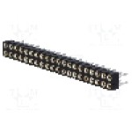 Conector 40 pini, seria {{Serie conector}}, pas pini 2.54mm, CONNFLY - DS1002-01-2*20V13