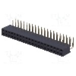 Conector 40 pini, seria {{Serie conector}}, pas pini 2.54mm, CONNFLY - DS1024-2*20R0