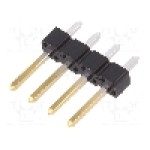 Conector 4 pini, seria BERGSTIK II, pas pini 2.54mm, Amphenol Communications Solutions - 68000-204HLF