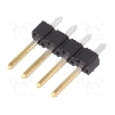 Conector 4 pini, seria BERGSTIK II, pas pini 2.54mm, Amphenol Communications Solutions - 68000-204HLF