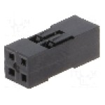 Conector 4 pini, seria NSR/NDR, pas pini 2.54mm, NINIGI - NDR-04
