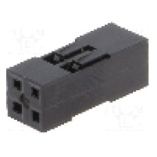 Conector 4 pini, seria NSR/NDR, pas pini 2.54mm, NINIGI - NDR-04