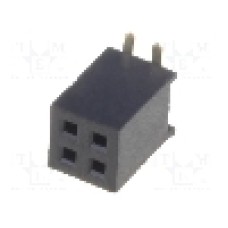 Conector 4 pini, seria {{Serie conector}}, pas pini 1.27mm, CONNFLY - DS1065-05-2*2S8BSXT