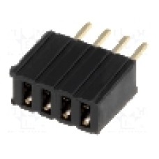 Conector 4 pini, seria {{Serie conector}}, pas pini 1.27mm, CONNFLY - DS1065-07-1*4S8BV
