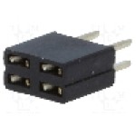 Conector 4 pini, seria {{Serie conector}}, pas pini 1.27mm, CONNFLY - DS1065-08-2*2S8BV