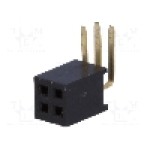 Conector 4 pini, seria {{Serie conector}}, pas pini 1,27mm, CONNFLY - DS1065-14-2*2S8BR